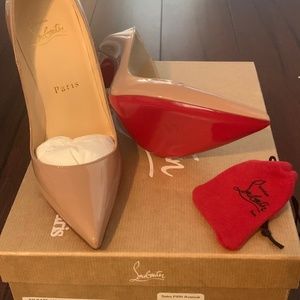 Christian Louboutin So Kate 120 patent leather pumps